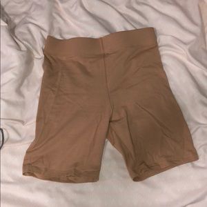 Nude High waisted bike shorts